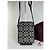 Vintage Coach Canvas Umhängetasche Beige Schwarz Silber - Ansicht 15