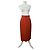 Vintage Dior Wool Skirt Rust L Red