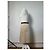 Gonna in seta vintage Balenciaga beige e marrone M - vista 2