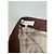 Gonna in seta vintage Balenciaga beige e marrone M - vista 9