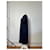 Robe en mélange de coton vintage Yves Saint Laurent bleu marine M  - vue 2
