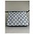 Borsa a tracolla vintage Givenchy in tela Bianco Blu Navy Oro - vista 2