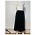 Gonna vintage Gucci in misto viscosa nera - vista 13