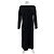 Vintage Givenchy Samtbesatz Kleid Schwarz M