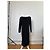 Vintage Givenchy Samtbesatz Kleid Schwarz M - Ansicht 3