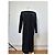 Vintage Givenchy Samtbesatz Kleid Schwarz M - Ansicht 9