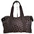Vintage Givenchy 4G Logo Nylon Tote Braun Schwarz