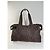 Vintage Givenchy 4G Logo Nylon Tote Braun Schwarz - Ansicht 2