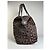 Vintage Givenchy 4G Logo Nylon Tote Braun Schwarz - Ansicht 7