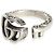 Anello Gucci in argento sterling con motivo GG Marmont - vista 3
