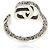 Anello Gucci in argento sterling con motivo GG Marmont - vista 4
