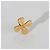 Gabrielle Orecchini Chanel 2001 Clover placcati oro - vista 4