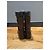 Botas de amarrar em couro marrom Chanel com punhos de tweed Cinza - vista 12