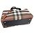 Borsa Boston Burberry con motivo Medium Check da donna Marrone Nero - vista 3