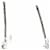 Pendientes Nest para mujer Loewe Plata Blanco  - vista 4