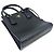 Mini borsa tote Prada con logo a triangolo per donna Nero - vista 3