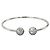 Bracciale charm Tiffany & Co. in oro bianco 18K e diamanti Argento