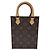 Borsa a tracolla mini Louis Vuitton Monogram Petite Sac Plat da donna Marrone - vista 2