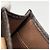 Borsa a tracolla mini Louis Vuitton Monogram Petite Sac Plat da donna Marrone - vista 9