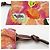 Pochette da donna Loewe Paula's Ibiza Multicolore Arancione - vista 6