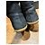 Stivali Chanel in pelle nera foderati in shearling Taglia 37 Nero - vista 7