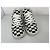 Christian Dior D-BEE Check Leder-Sneaker Schwarz Weiß - Ansicht 3