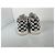 Christian Dior D-BEE Check Leder-Sneaker Schwarz Weiß - Ansicht 5