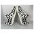 Christian Dior D-BEE Check Leder-Sneaker Schwarz Weiß - Ansicht 7