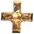 Spilla Chanel Coco Mark Cross Ribbon D'oro - vista 3