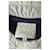Autre Marque Karl Marc John Damen Hemdstrickpullover Größe 40/L simon Baumwolle marine weiß Marineblau  - Ansicht 5