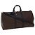 Louis Vuitton Keepall Bandouliere Monogram Canvas 55 Castaño