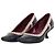 Escarpines Miu Miu SS99 con puntera de goma perforada y tacón kitten Negro