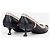 Escarpines Miu Miu SS99 con puntera de goma perforada y tacón kitten Negro - vista 2
