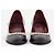 Escarpines Miu Miu SS99 con puntera de goma perforada y tacón kitten Negro - vista 3