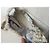 Completo gonna e top bustier in tweed Chanel Rosa Grigio Crudo Giallo Blu chiaro - vista 3