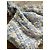 Completo gonna e top bustier in tweed Chanel Rosa Grigio Crudo Giallo Blu chiaro - vista 5