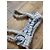 Completo gonna e top bustier in tweed Chanel Rosa Grigio Crudo Giallo Blu chiaro - vista 9