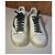 baskets alexander mcqueen oversized  taille 41.5 cuir blanc noir semelles translucides - vue 2