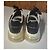 baskets alexander mcqueen oversized  taille 41.5 cuir blanc noir semelles translucides - vue 5