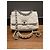 Bolsa Chanel 19 em pele de cordeiro branca com ferragens de dois tons Branco - vista 14
