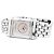 Montre Jaeger Lecoultre, "Reverso", acier et diamants. - vue 3