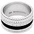 Anello Boucheron, "Quatre Black Edition Large", bianco, PVD e diamanti. - vista 5