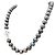 Autre Marque Collar 42 perlas de Tahití, cierre de oro blanco. - vista 3