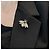 Autre Marque Spilla antica "Abeille", oro giallo, argento, zaffiro e diamanti. - vista 5