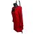 Mini abito in pizzo rosso Saint Laurent - vista 2