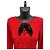 Mini abito in pizzo rosso Saint Laurent - vista 3