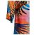 Caftan multicolorido com strass Just Cavalli - vista 3