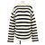 Christian Dior 054S22AM714 Punto de mezcla de cachemira Negro Beige