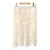 Hermès Falda de seda Twill Rêne Hermes Blanco - vista 2