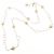 Collana Tasaki Perla del Mare del Sud Bianca Au750 D'oro - vista 5